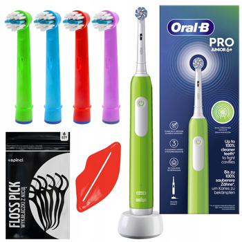 SZCZOTECZKA DO ZĘBÓW ORAL-B JUNIOR 6+ PRO DODATKI