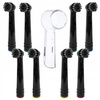 8x Końcówka zamienna Precision EB17-P czarne z w/a DailyClean + Osłonka na końcówkę