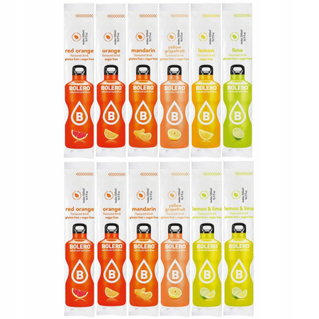 Bolero Sticks Citrus Mix 12 szt.