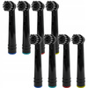 8x Końcówka zamienna Precision EB17-P czarne z w/a DailyClean + Osłonka na końcówkę