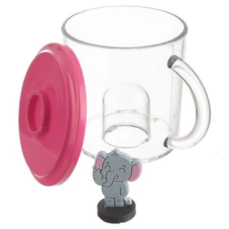 Kubek z figurką dla dziecka 240ml słoń