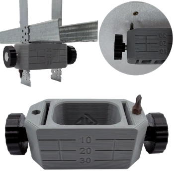 Poziomowanie sufitu konstrukcji profili CD 60 ES TLS000004-S