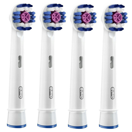 4x ORYGINALNE KOŃCÓWKI DO SZCZOTECZKI BRAUN ORAL-B 3D WHITE EB-18P