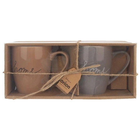 Zestaw kubków porcelanowych HOME 380ml 2szt.