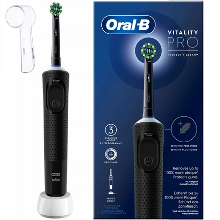 Oral-B Vitality Pro D103 Protect X Clean (Cross Action Black) + osłonka