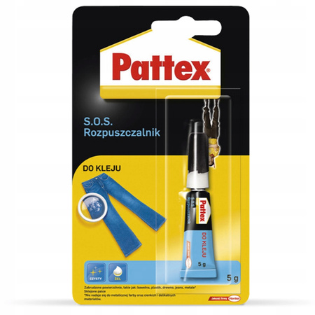 6x PATTEX S.O.S. ROZPUSZCZALNIK DO KLEJU DEBONDER