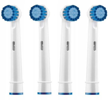 4 KOŃCÓWKI SENSITIVE CLEAN DO SZCZOTECZEK ORAL-B