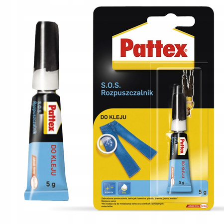 6x PATTEX S.O.S. ROZPUSZCZALNIK DO KLEJU DEBONDER