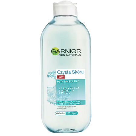 GARNIER Płyn micelarny Czysta skóra 400ml