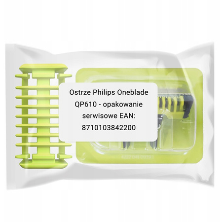 OSTRZE NÓŻ PHILIPS ONEBLADE QP610 DO CIAŁA NASADKI OSTRZA DO GOLARKI