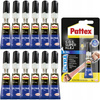 12x PATTEX S.O.S. KLEJ POWER ŻEL 2g BŁYSKAWICZNY