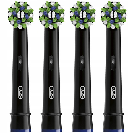 Oral-B Vitality Pro D103 Czarna Black + 4x Końcówka Oral-B Cross Action EB50BK CZARNA + dodatki
