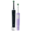 Oral-B Vitality Pro D103 Duo Black/Lilac Violet + 4 zam. precision + 2x etui