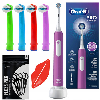 SZCZOTECZKA DO ZĘBÓW ORAL-B JUNIOR 6+ PRO DODATKI FIOLET