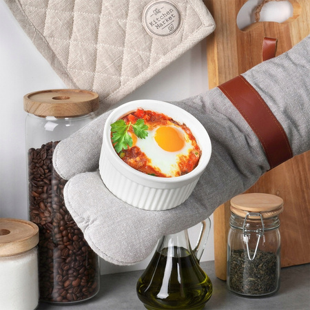 Miseczki żaroodporne do zapiekania 260ml 6szt. WHITE