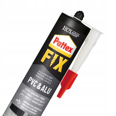 Klej Pattex Fix PVC&ALU 440g Biały