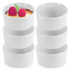 Miseczki żaroodporne do zapiekania 260ml 6szt. WHITE