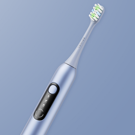 Szczoteczka SpinelCare SmileOn Blue + Końcówki do szczoteczki Spinel Care SmileON Czarne 2 sztuki