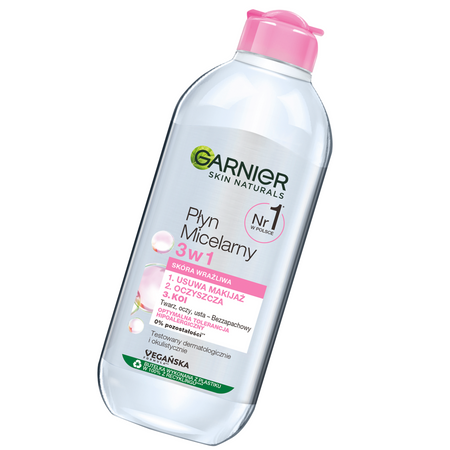 GARNIER Płyn micelarny Skóra wrażliwa 400ml