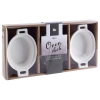 Miseczki do zapiekania  120ml 3szt (owalne)