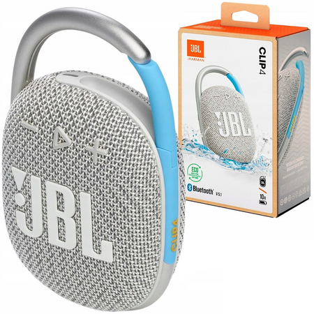 Przenośny głośnik JBL CLIP 4 Eco White