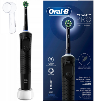 Oral-B Vitality Pro D103 Protect X Clean (Cross Action Black) + osłonka