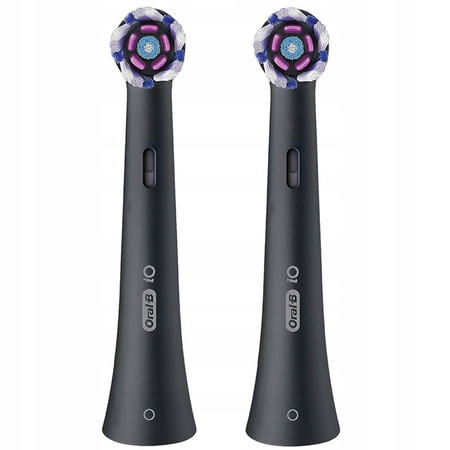 2x ORYGINALNA KOŃCÓWKA SZCZOTECZKI ELEKTRYCZNEJ ORAL-B iO RADIANT BLACK