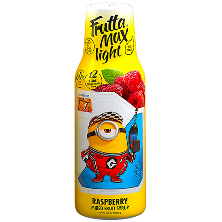 Syrop FruttaMax MINIONKI MALINA LIGHT 500 ml