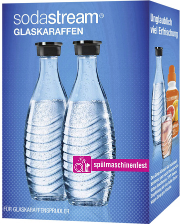 Butelki SodaStream Szklana Karafka 0,6 L Dwupak