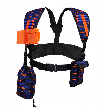 Gotowy zestaw Mobile Gear Set do NERF (szelki, kabura, worek na strzałki, etui na strzałki)