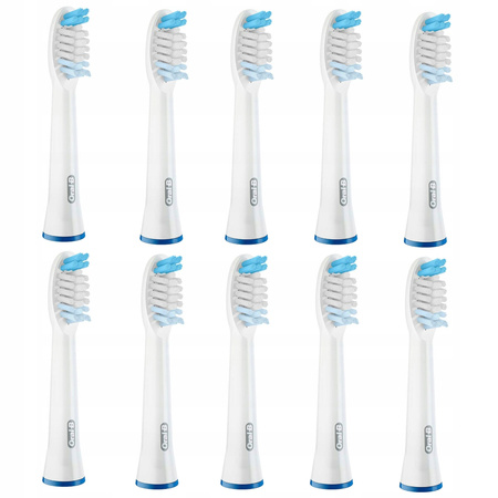 10x KOŃCÓWKA DO SZCZOTECZKI ORAL-B BRAUN PULSONIC CLEAN ORYGINALNA