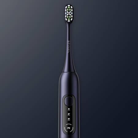 Szczoteczka SpinelCare SmileOn PRO Black + wykałaczki