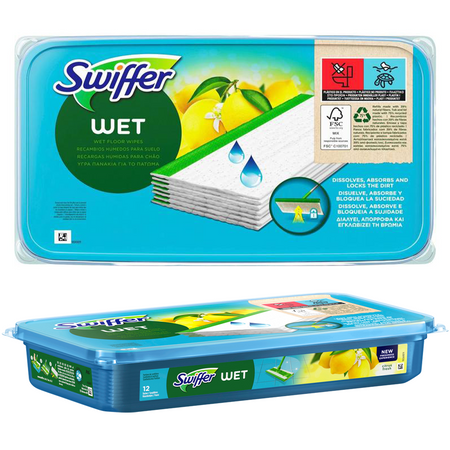 SWIFFER Mokre ściereczki 12 szt. Citrus Fresh