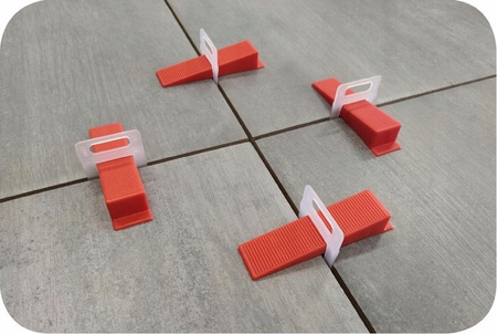 Klips do poziomowania płytek 1.0 mm (zestaw po 100 sztuk)