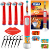 Szczoteczka Oral-B Vitality Pro 103 Król Lew + Kids Soft Bristles EB-10A Red x4 + gratisy