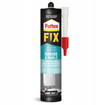 Klej Pattex Fix Mirrors&Panels Biały 440g