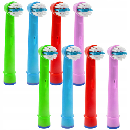 8 KOŃCÓWEK DO ORAL-B KIDS STAGES DZIECI + DODATKI