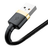 BASEUS Mocny kabel USB - Lightning do iPhone 6 7 8 X 2.4A CALKLF-BV1