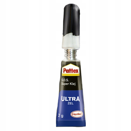 6x PATTEX S.O.S. KLEJ POWER ŻEL 2g BŁYSKAWICZNY