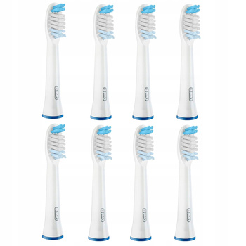 8x KOŃCÓWKA DO SZCZOTECZKI ORAL-B BRAUN PULSONIC CLEAN ORYGINALNA