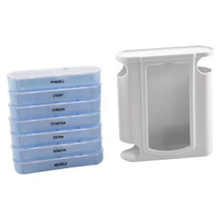 ORGANIZER POJEMNIK NA TABLETKI LEKI PUDEŁKO 4 PORY DNIA NA 7 DNI