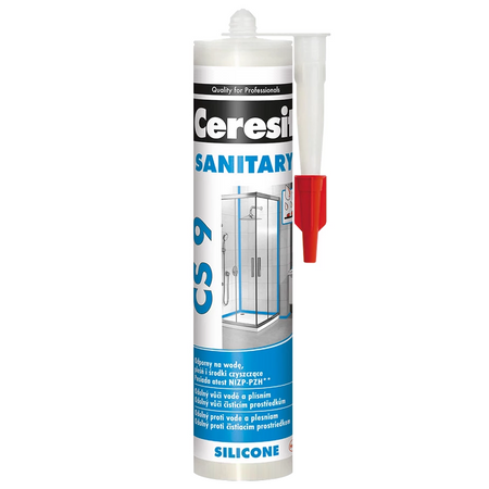 Silikon sanitarny CERESIT CS9 Biały