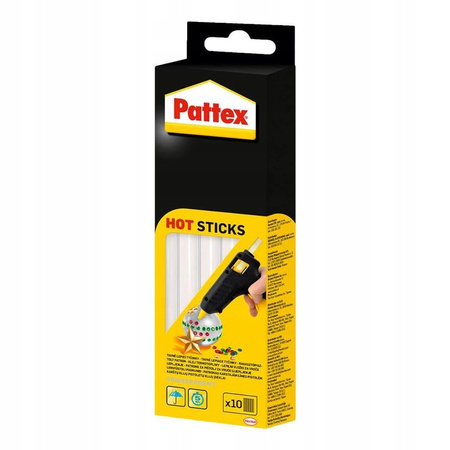 Klej termotopliwy Pattex Hot Sticks 10 pałeczek na gorąco