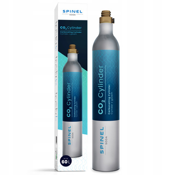 Nabój CO2 Spinel Soda standardowy niebieski do SodaStream