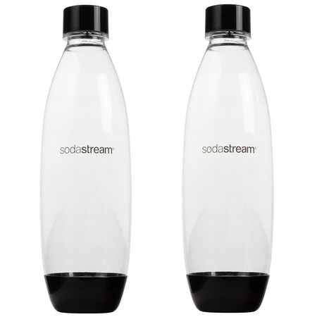 ZESTAW SATURATOR SODASTREAM TERRA BLACK Z 2 BUTELKAMI + SYROPY KONCENTRATY