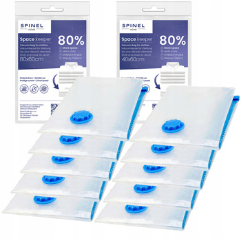 10x WOREK PRÓŻNIOWY NA UBRANIA WORKI PRÓŻNIOWE