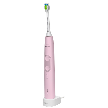 2x Szczoteczka Philips HX6830/35 ProtectiveClean 4500 + etui czarne, pudrowy róż