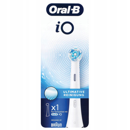 Końcówka Oral-B iO ULTIMATE CLEAN Black+Oral-B iO ULTIMATE CLEAN White