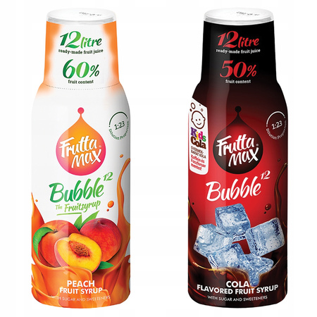 SYROPY FRUTTAMAX BRZOSKWINIA COLA KONCENTRAT 500ML