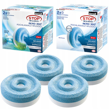 4x POCHŁANIACZ STOP WILGOCI CERESIT AERO WKŁADY